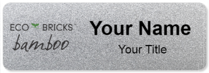 Custom name badges for Eco Bricks