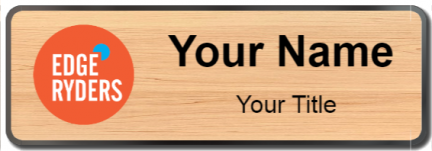 Custom name badges for Edge Ryders