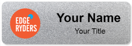 Custom name badges for Edge Ryders