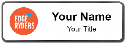 Custom name badges for Edge Ryders