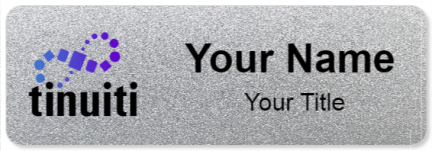 Custom name badges for Tinuiti
