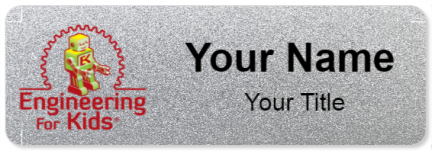 Custom name badges for Engineering for Kids