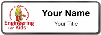Custom name badges for Engineering for Kids