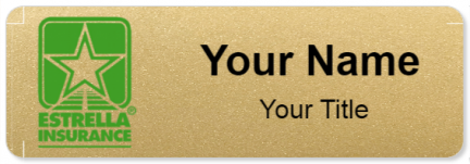 Custom name badges for Estrella Insurance