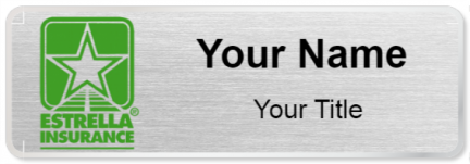 Custom name badges for Estrella Insurance