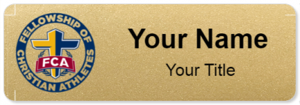 Custom name badges for Fellowship of Christian Athletes