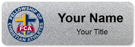 Custom name badges for Fellowship of Christian Athletes