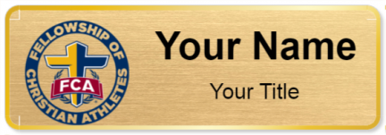 Custom name badges for Fellowship of Christian Athletes