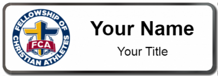 Custom name badges for Fellowship of Christian Athletes