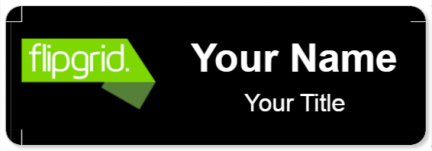 Custom name badges for Flipgrid