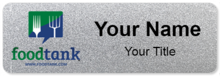 Custom name badges for Foodtank