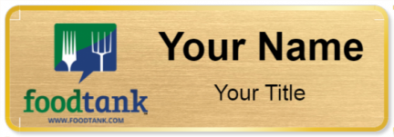 Custom name badges for Foodtank