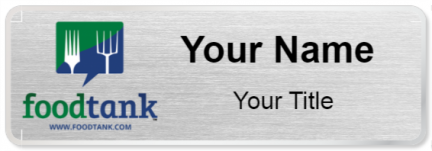 Custom name badges for Foodtank