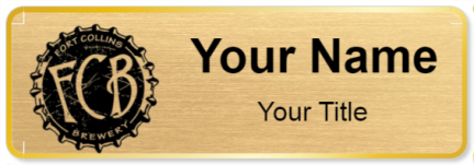 Custom name badges for Fort Collins Brewery