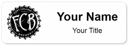 Custom name badges for Fort Collins Brewery