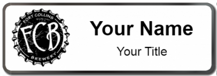 Custom name badges for Fort Collins Brewery