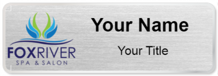 Custom name badges for Fox River Spa and Salon