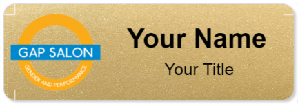 Custom name badges for Gap Salon