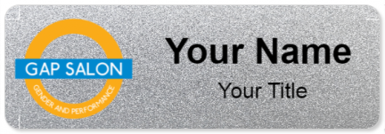 Custom name badges for Gap Salon