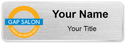 Custom name badges for Gap Salon