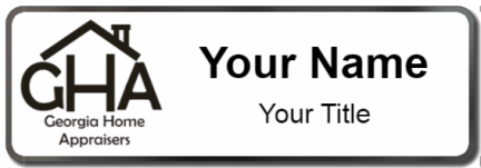 Custom name badges for Georgia Home Appraisers