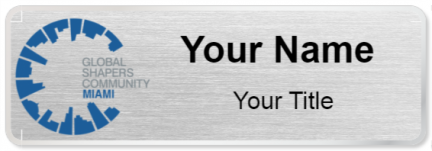 Custom name badges for Global Shapers Community
