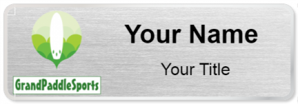 Custom name badges for Grand Paddle Sports