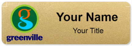 Custom name badges for Greenville