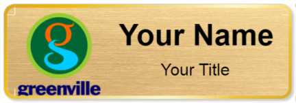 Custom name badges for Greenville