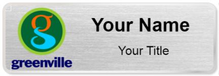 Custom name badges for Greenville