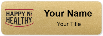 Custom name badges for Happy N Healthy
