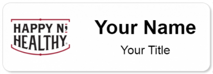 Custom name badges for Happy N Healthy