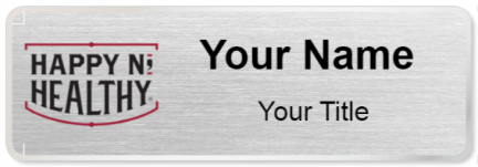 Custom name badges for Happy N Healthy
