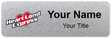 Custom name badges for Heart Land Express