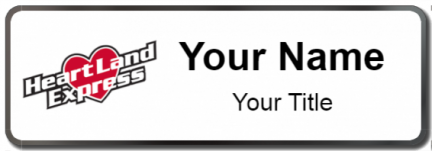 Custom name badges for Heart Land Express