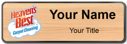 Custom name badges for Heavens Best Carpet Cleaning