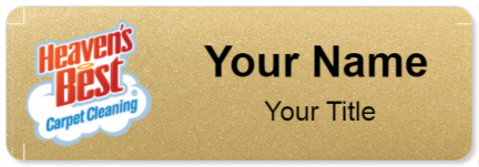 Custom name badges for Heavens Best Carpet Cleaning