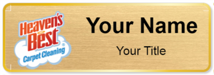 Custom name badges for Heavens Best Carpet Cleaning