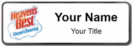 Custom name badges for Heavens Best Carpet Cleaning