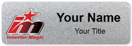 Custom name badges for Interior Magic