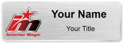 Custom name badges for Interior Magic