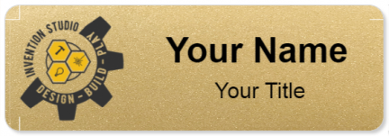 Custom name badges for Invention Studio