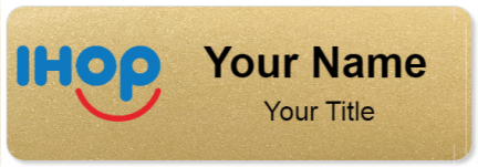 Custom name badges for International House of Pancakes IHOP