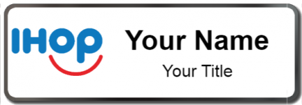 Custom name badges for International House of Pancakes IHOP
