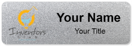 Custom name badges for Inventors Club