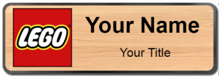 Custom name badges for Lego