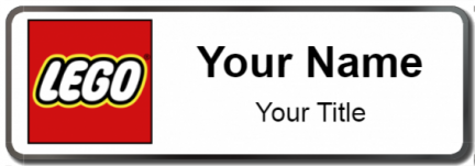 Custom name badges for Lego