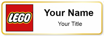 Custom name badges for Lego