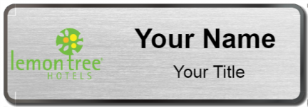 Custom name badges for Lemon Tree Hotels