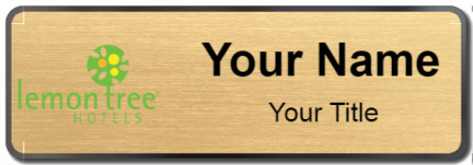 Custom name badges for Lemon Tree Hotels